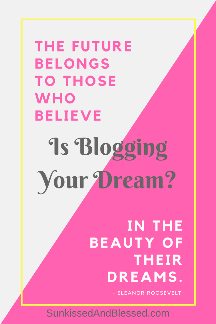 Don't wait to start blogging