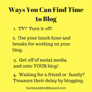 Time for Blogging